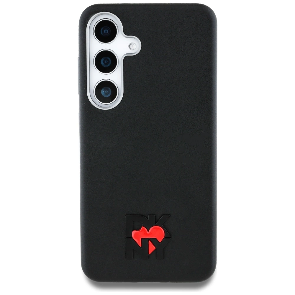 DKNY Leather Heart of NY Case for Samsung Galaxy S25 - Blackeng