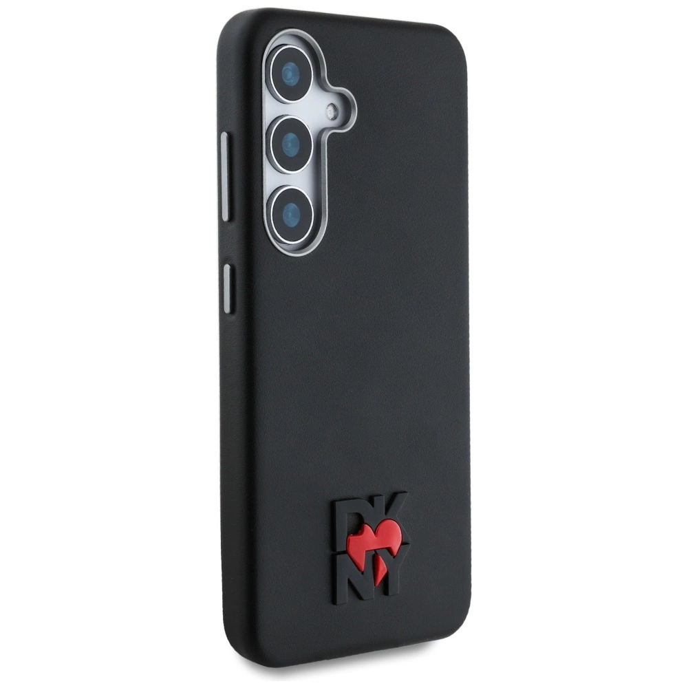 DKNY Leather Heart of NY Case for Samsung Galaxy S25 - Blackeng