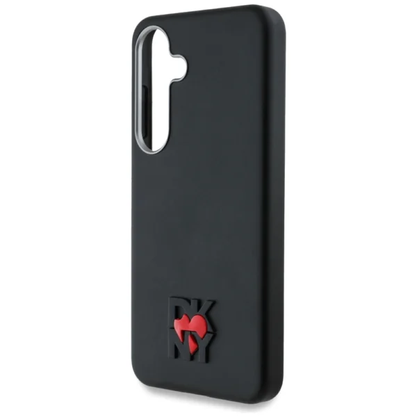 DKNY Leather Heart of NY Case for Samsung Galaxy S25 - Blackeng