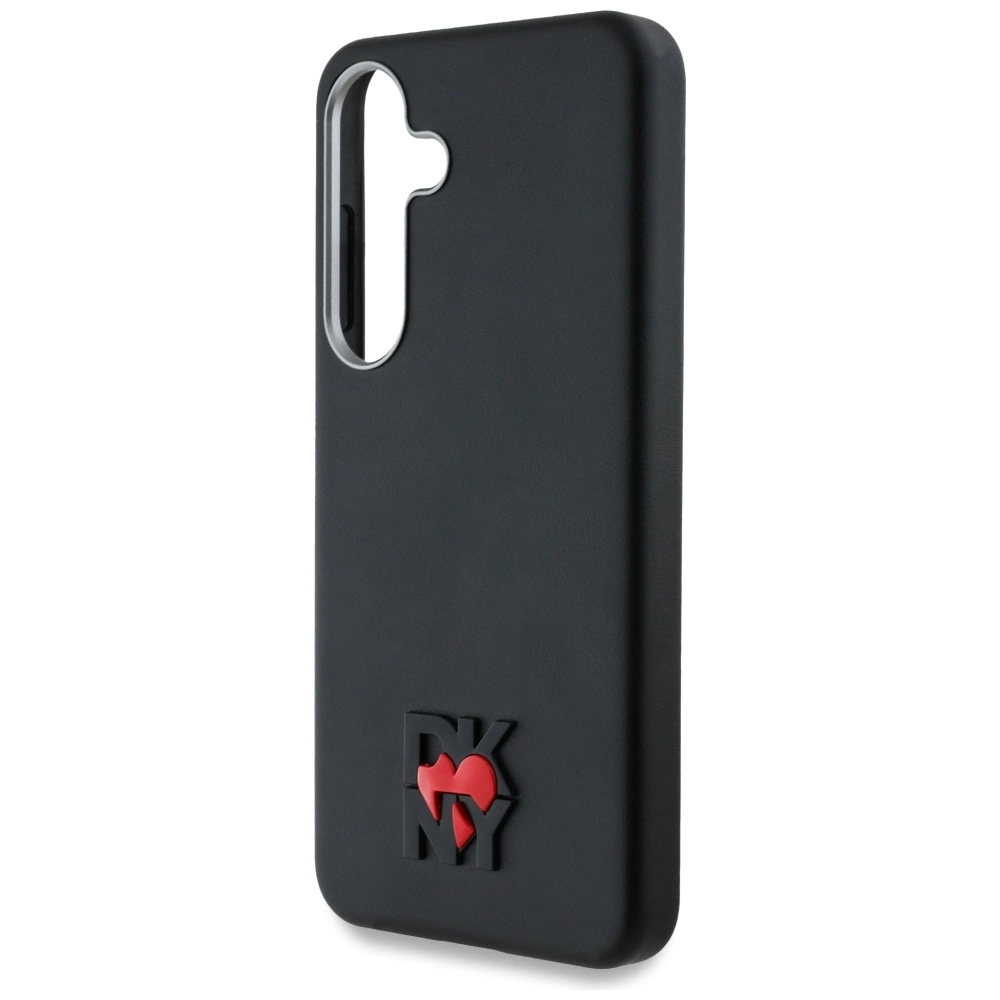 DKNY Leather Heart of NY Case for Samsung Galaxy S25 - Blackeng