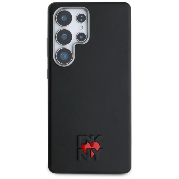 DKNY Leather Heart of NY Case for Samsung Galaxy S25 Ultra - Blackeng