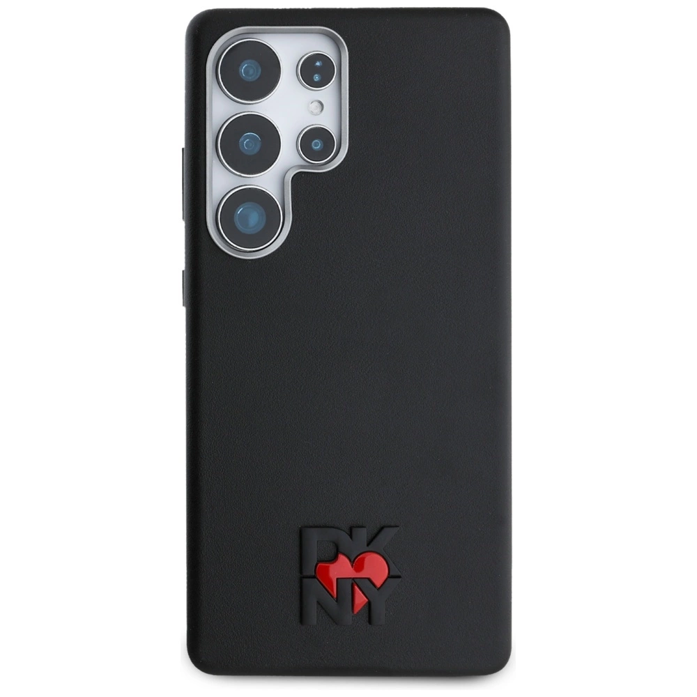 DKNY Leather Heart of NY Case for Samsung Galaxy S25 Ultra - Blackeng