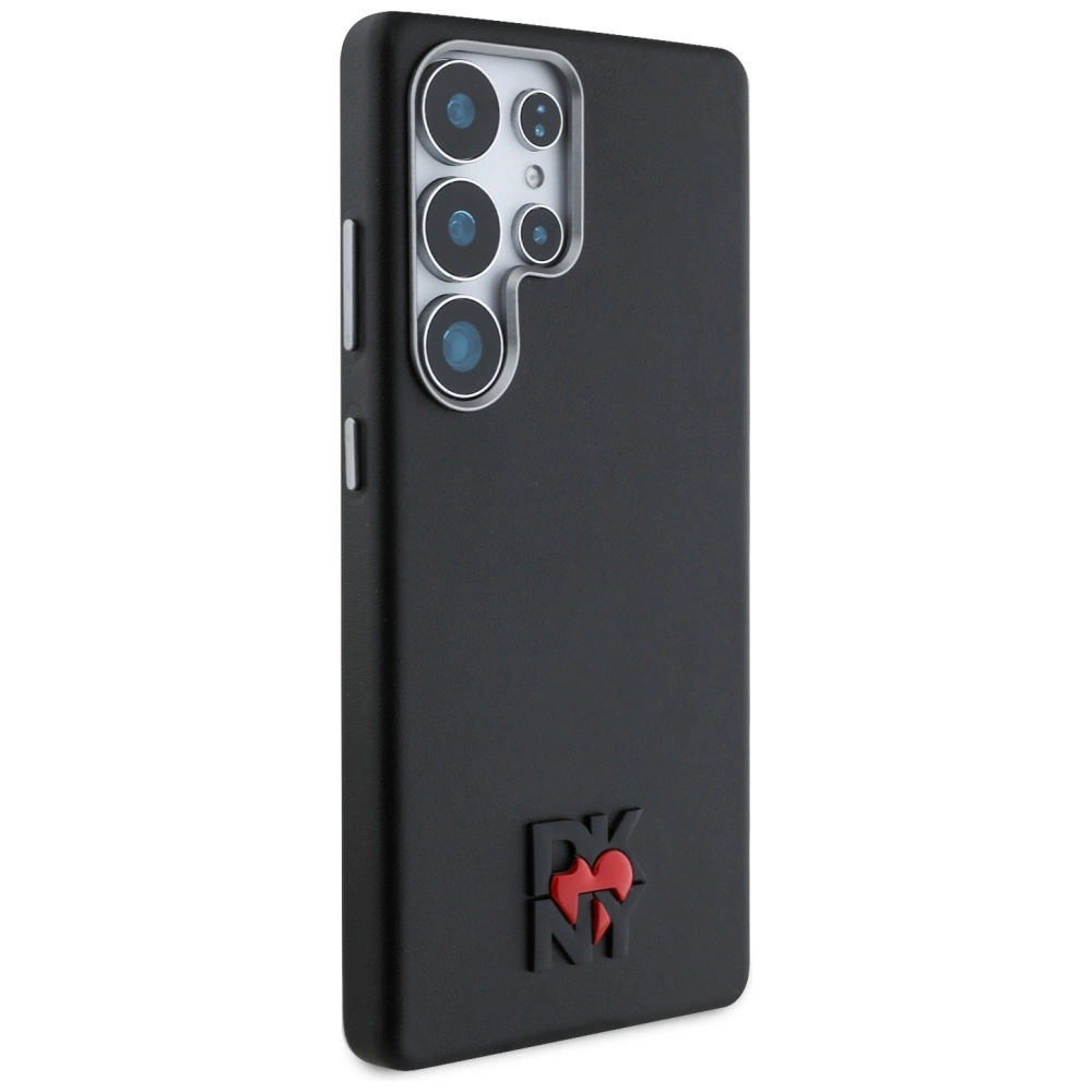 DKNY Leather Heart of NY Case for Samsung Galaxy S25 Ultra - Blackeng