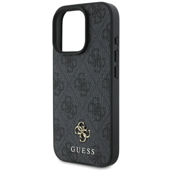 Guess HC PU 4G Small 4G and Classic Case for iPhone 16 Pro Max MagSafe - Blackeng