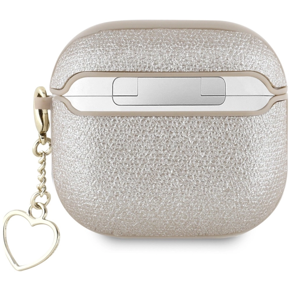 Guess Metallic Script Charm Case for AirPods 4 - Goldeng