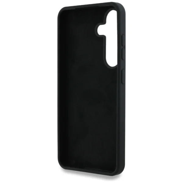 Guess Silicone Big 4G Logo Bottom Script case for Samsung Galaxy S25 - blackeng