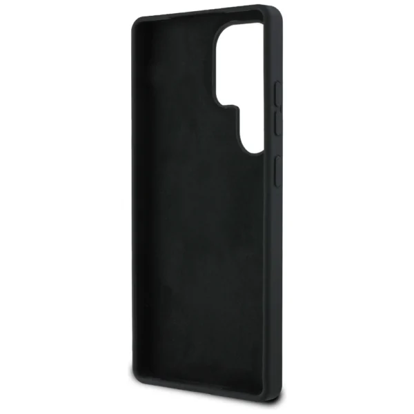 Guess Silicone Big 4G Logo Bottom Script case for Samsung Galaxy S25 Ultra - blackeng