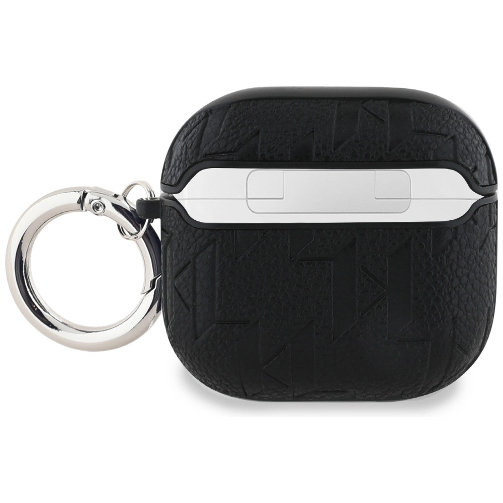 Karl Lagerfeld Monogram Choupette Head Case for AirPods 4 - Blackeng