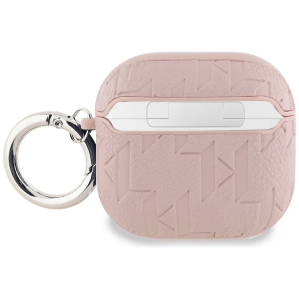 Karl Lagerfeld Monogram Karl & Choupette Head Case for AirPods 4 - Pinkeng