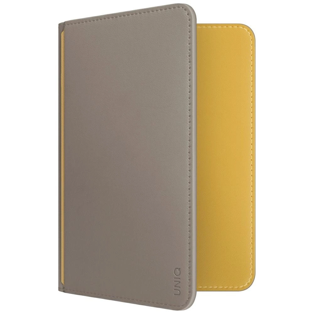 Uniq Belmont RFID Blocking Passport Case - Grey/Yelloweng