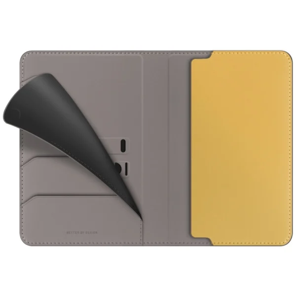 Uniq Belmont RFID Blocking Passport Case - Grey/Yelloweng