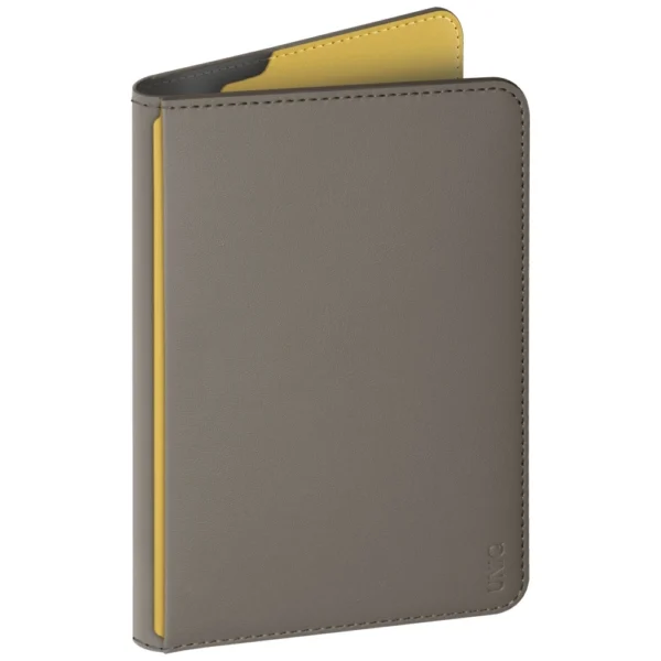 Uniq Belmont RFID Blocking Passport Case - Grey/Yelloweng
