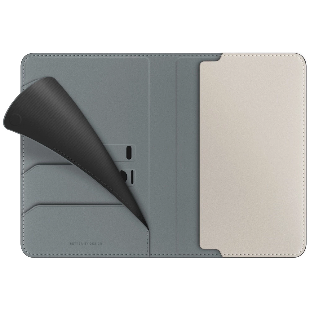 Uniq Belmont RFID Blocking Passport Case - Green/Ivoryeng