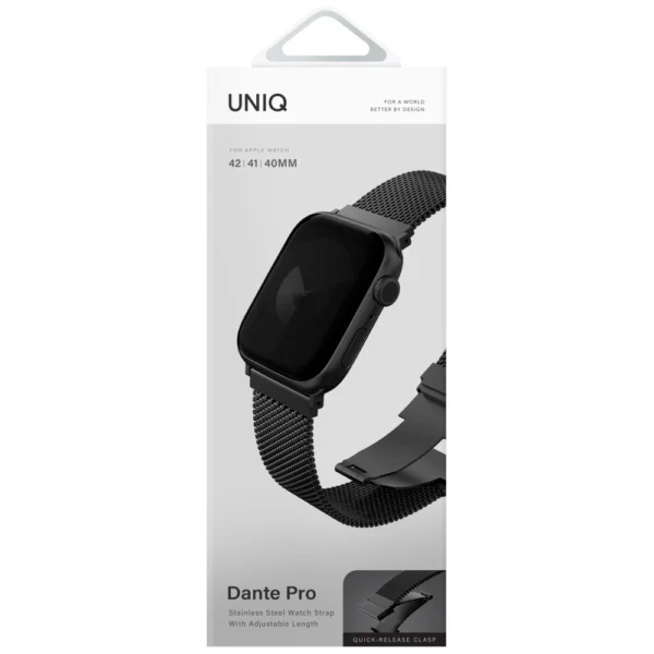 Uniq Dante Pro Apple Watch Strap 40/41/42mm Stainless Steel - Graphiteeng
