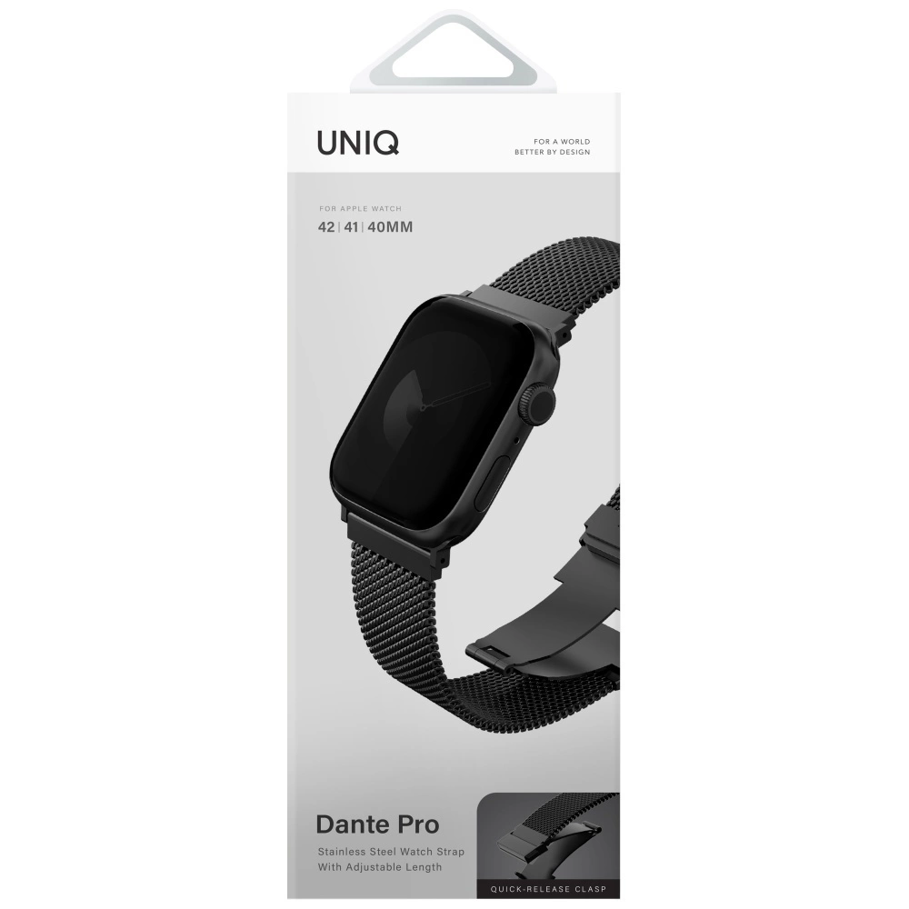 Uniq Dante Pro Apple Watch Strap 40/41/42mm Stainless Steel - Graphiteeng