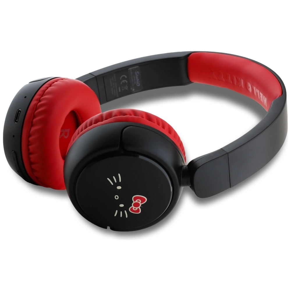 Hello Kitty Face Logo Bluetooth On-Ear Headphones - Redeng
