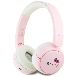 Hello Kitty Face Logo Bluetooth On-Ear Headphones - Pinkeng