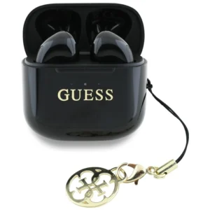 Guess Glossy Effect Printed Classic Logo & Charm TWS headphones - blackeng