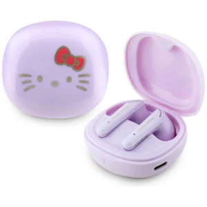 Hello Kitty TWS Earphones O Glossy Finish - Purpleeng