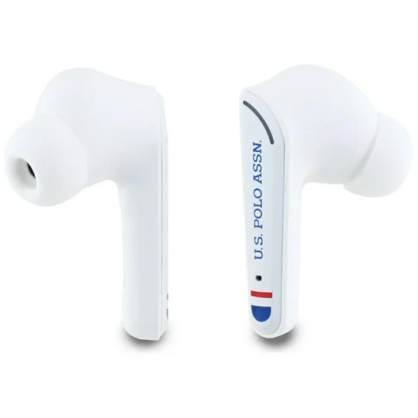 TWS US Polo DH Logo Bluetooth Headphones - Whiteeng