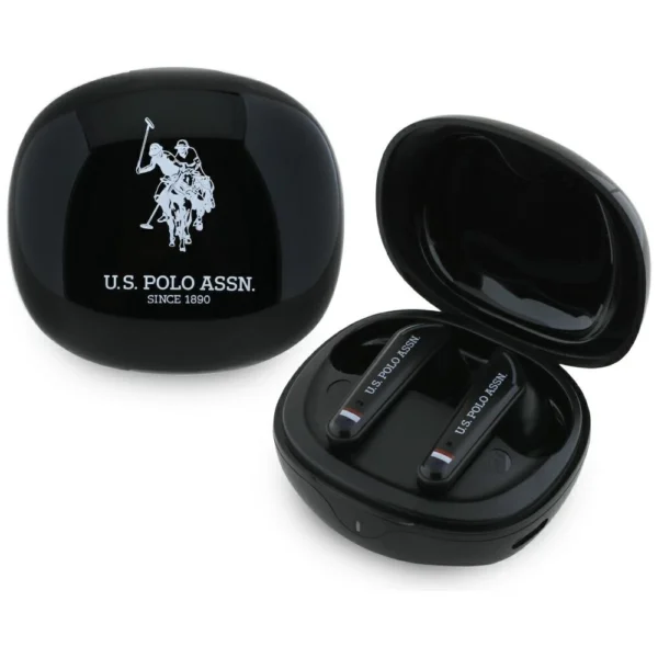 TWS US Polo DH Logo Bluetooth Headphones - Blackeng