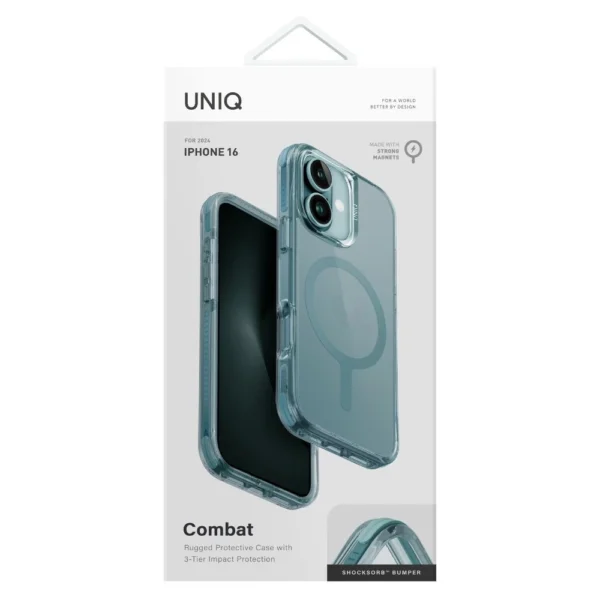 Uniq Combat MagSafe iPhone 16 6.1" Case - Greeneng