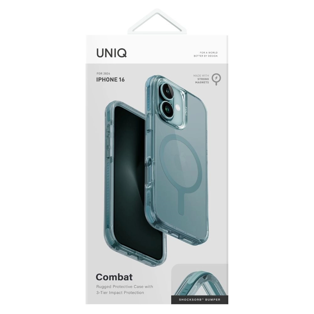 Uniq Combat MagSafe iPhone 16 6.1" Case - Greeneng