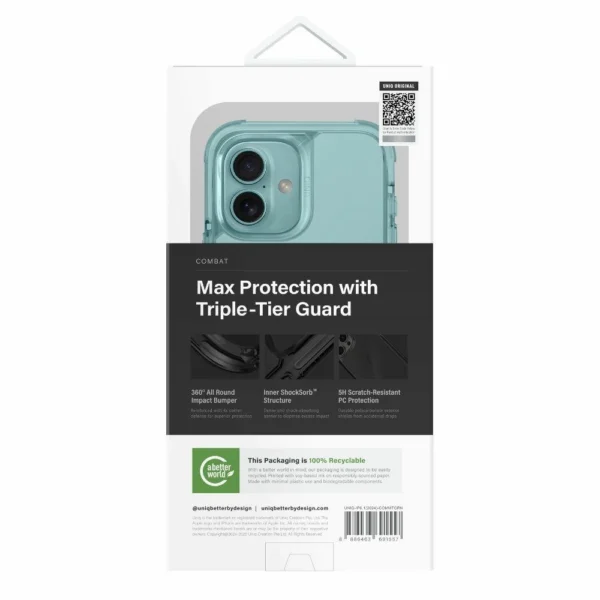 Uniq Combat MagSafe iPhone 16 6.1" Case - Greeneng