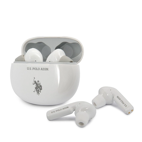 US Polo USTWS1WH TWS Bluetooth Headphones - Whiteeng