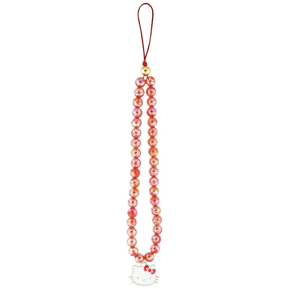 Hello Kitty Pearls Kitty Head Phone Charm - Redeng