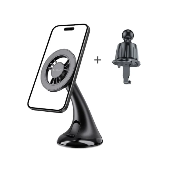 Tech-Protect N56 Car Holder for Dashboard, Windshield or Air Vent Mount - Blackeng