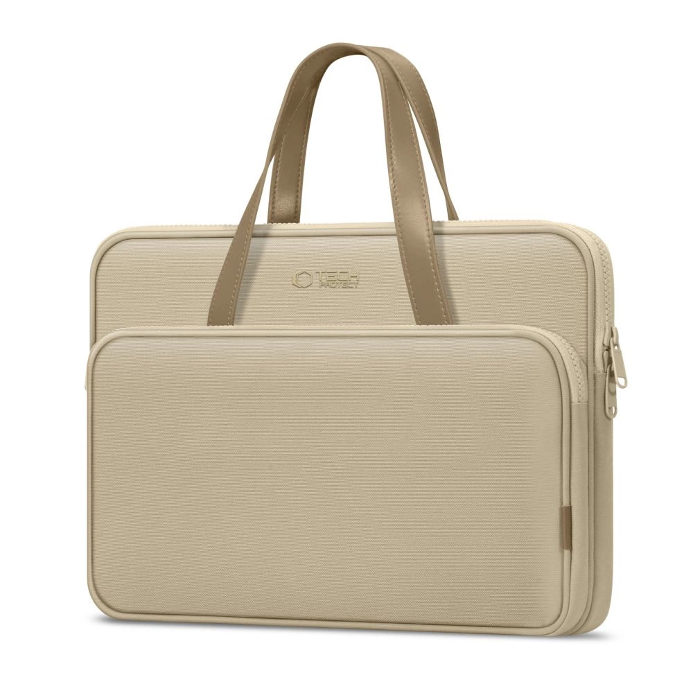 Tech-Protect Carrying Bag for 13-14" Laptop - Beigeeng