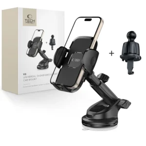 Tech-Protect V3 Car Holder for Dashboard, Windshield or Air Vent Mount - Blackeng