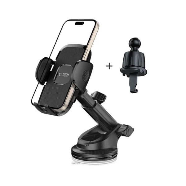 Tech-Protect V3 Car Holder for Dashboard, Windshield or Air Vent Mount - Blackeng