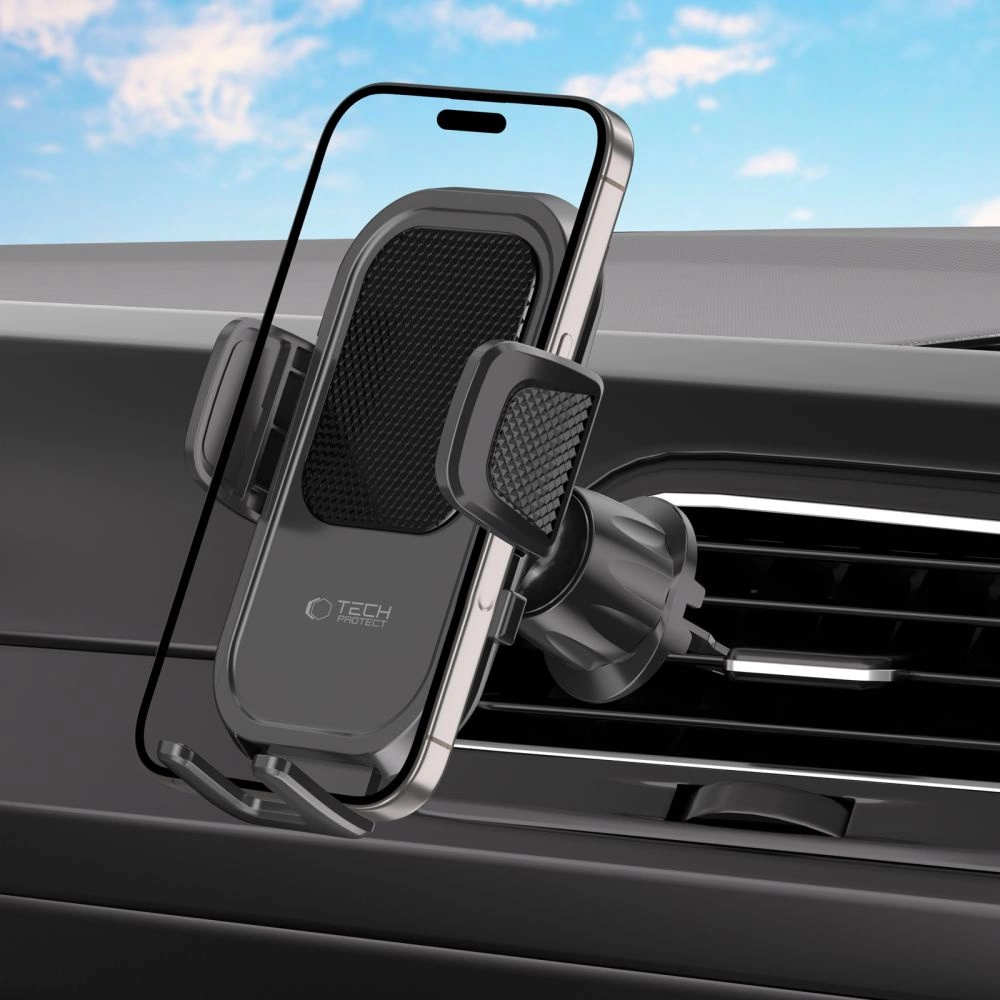 Tech-Protect V8 Car Holder for Dashboard, Windshield or Air Vent Mount - Blackeng