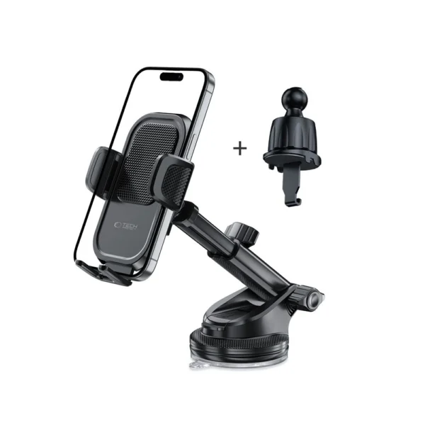 Tech-Protect V8 Car Holder for Dashboard, Windshield or Air Vent Mount - Blackeng