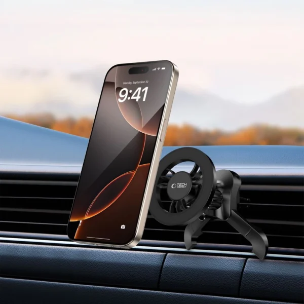 Tech-Protect N56 Magnetic MagSafe Car Air Vent Mount Holder - Blackeng