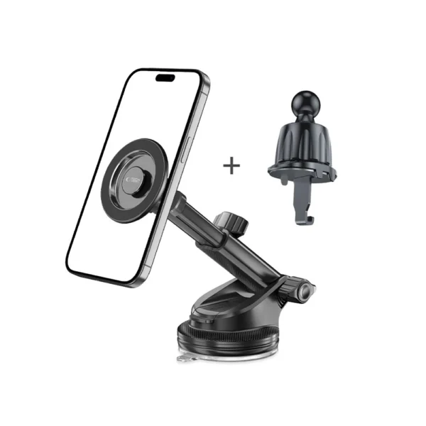 Tech-Protect N58 Magnetic MagSafe Car Holder for Cockpit, Windshield or Air Vent Mount - Blackeng