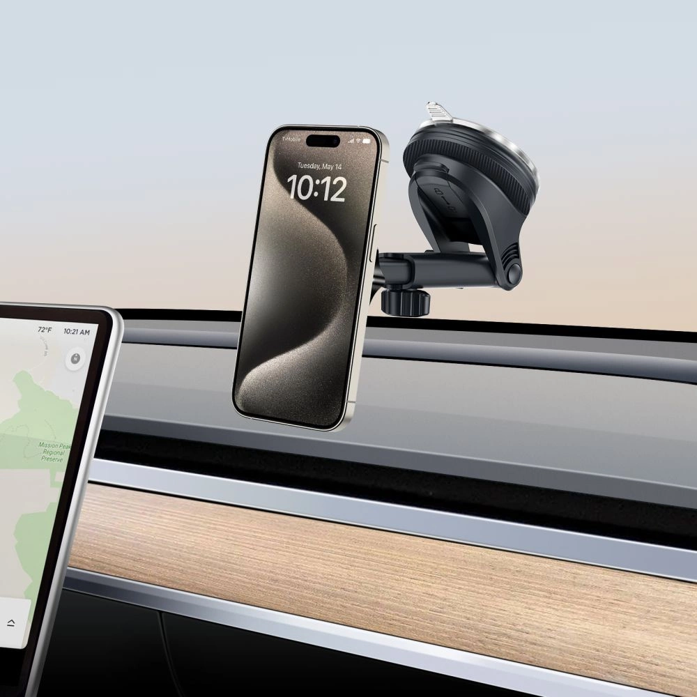 Tech-Protect N58 Magnetic MagSafe Car Holder for Cockpit, Windshield or Air Vent Mount - Blackeng