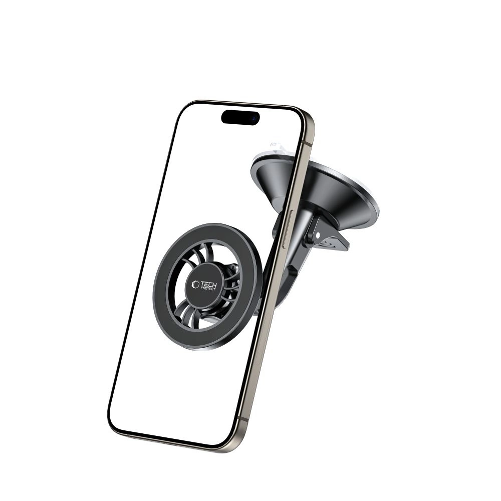 Tech-Protect N56 Magnetic MagSafe Car Holder for Cockpit, Windshield Mount - Blackeng
