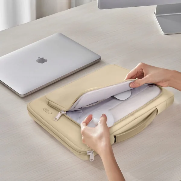 Tech-Protect Basic Bag for 15-16" laptop - beigeeng