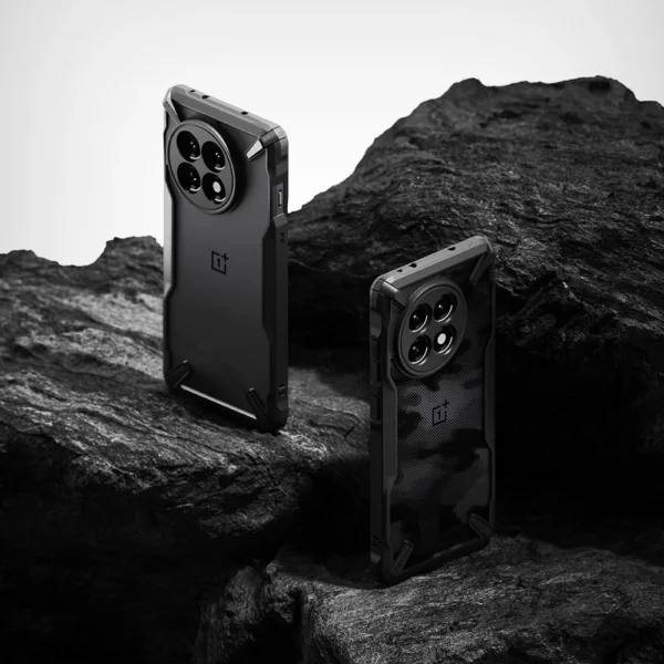 Ringke Fusion X Case for OnePlus 13R - Clear Blackeng