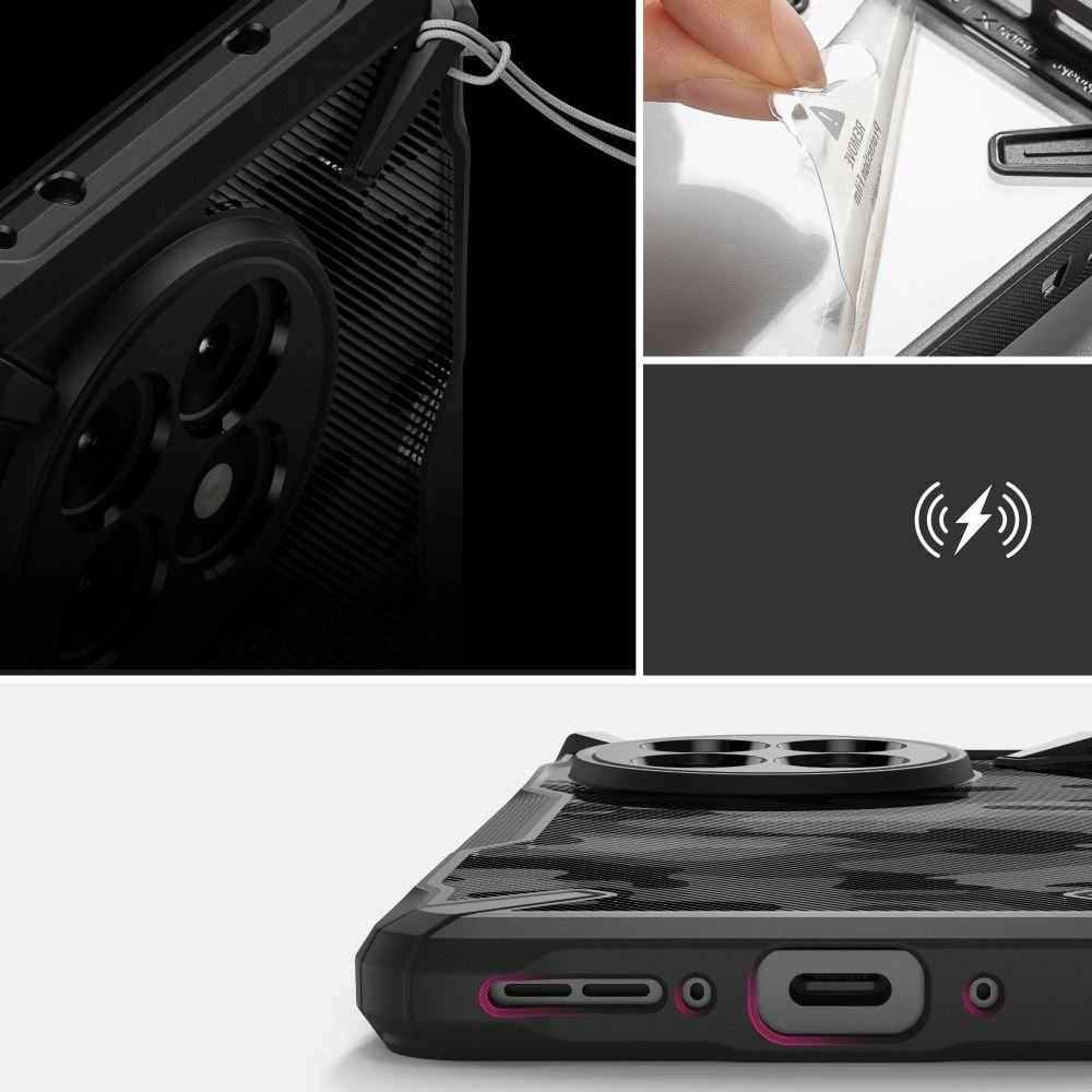 Ringke Fusion X Case for OnePlus 13R - Black-Camoeng