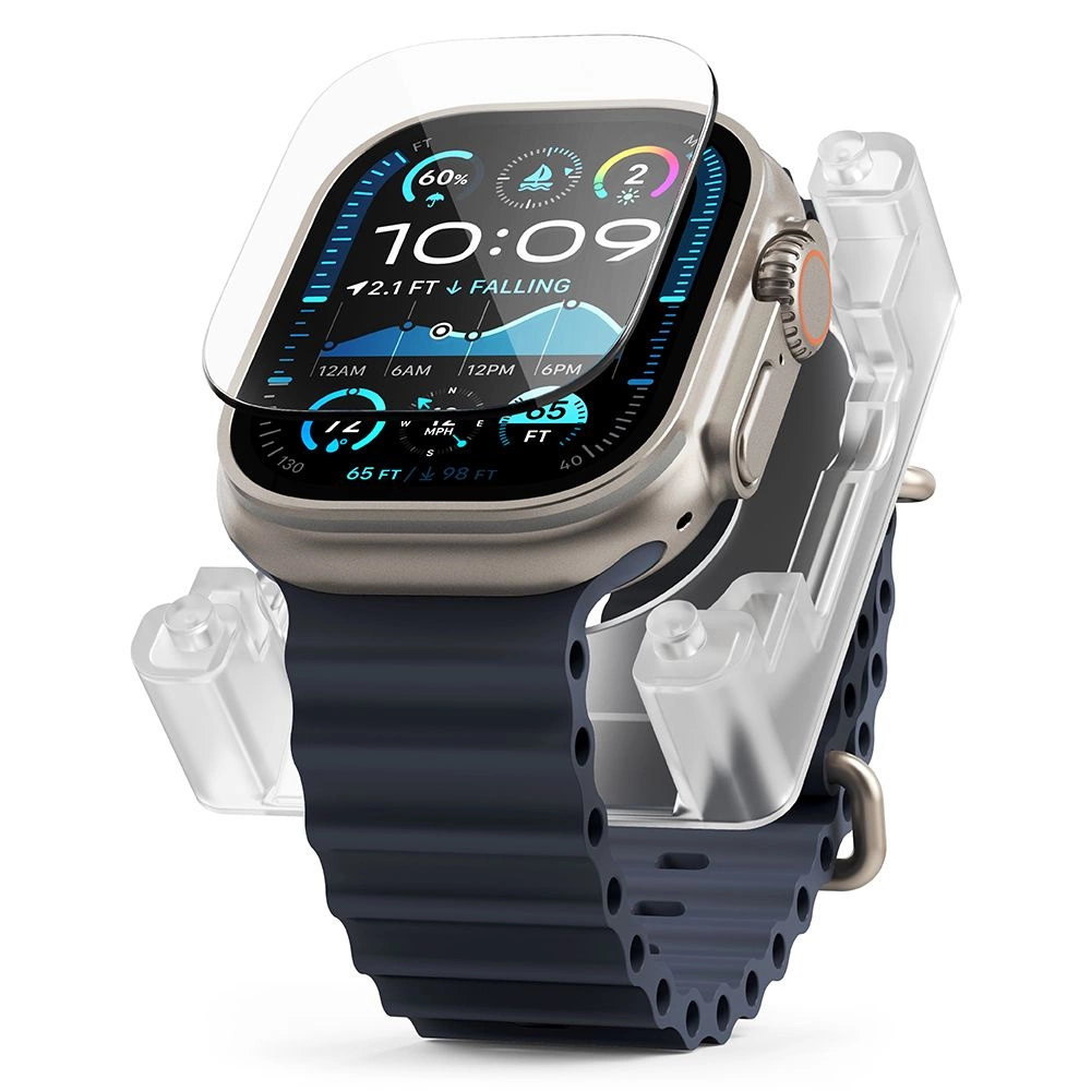 Ringke Easy Slide Tempered Glass for Apple Watch Ultra 1/2 49mm - Cleareng