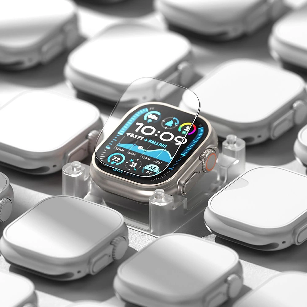 Ringke Easy Slide Tempered Glass for Apple Watch Ultra 1/2 49mm - Cleareng