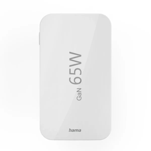 Hama GaN Charger 65W 2x USB-C 1x USB-A Foldable - Whiteeng