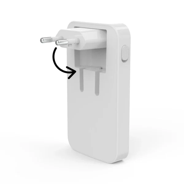 Hama GaN Charger 65W 2x USB-C 1x USB-A Foldable - Whiteeng