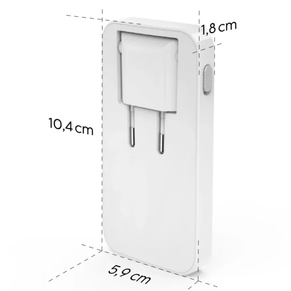 Hama GaN Charger 65W 2x USB-C 1x USB-A Foldable - Whiteeng