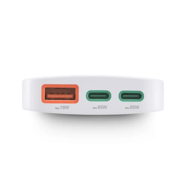 Hama GaN Charger 65W 2x USB-C 1x USB-A Foldable - Whiteeng