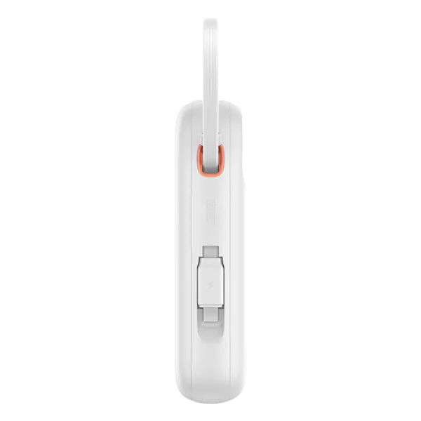 Baseus QPow 2 20000mAh 30W Power Bank with 2 Built-in USB-C Cables - Whiteeng